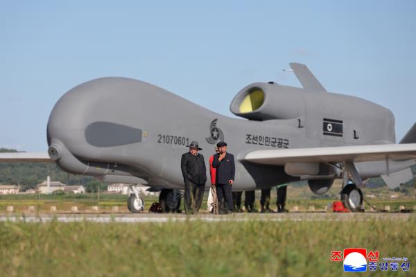 This photo, carried by North Korea