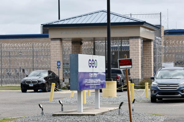 A detention center in Folkston, Georgia (Yonhap)