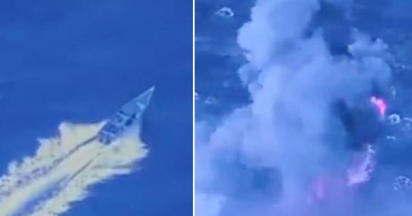 美军空袭委内瑞拉沿海！四名毒枭瞬间灰飞烟灭，现场画面震撼全球